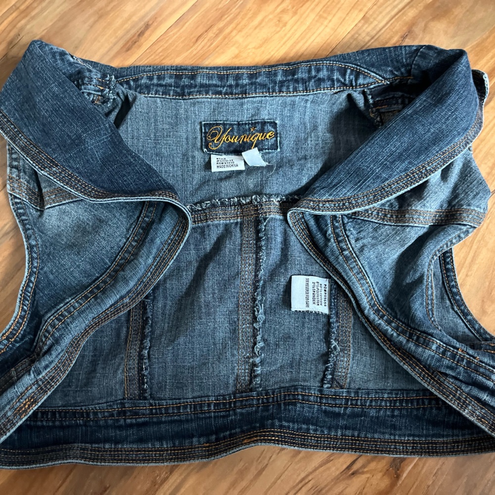 Younique Denim Vest in Blue